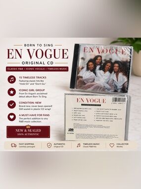 NWT - En Vogue Born to Sing CD | Classic 90s R&B Soul Album Sealed